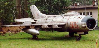 МиГ-19. На этом самолете был сбит нарушитель.