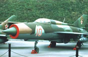 МиГ-21. На таком самолете был совершен первый реактивный таран.
